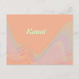 Kauai Pastel Wings Postcard