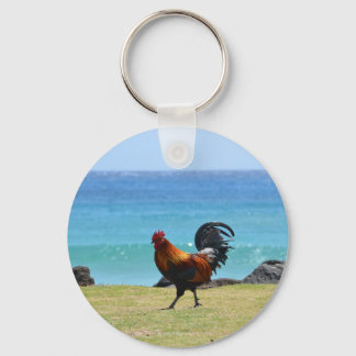 Kauai rooster key ring