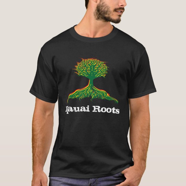 Kauai Roots Mens T- Shirt (Front)