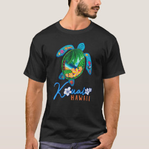 Kauai Sea Turtle Hawaiian Matching Vacation Family T-Shirt