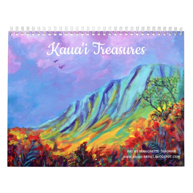 Kauai Seascapes and Landscapes Hawaiian Calendar (Cover)