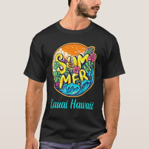 Kauai Summer Hawaii Island Vacation Souvenir Sea S T-Shirt