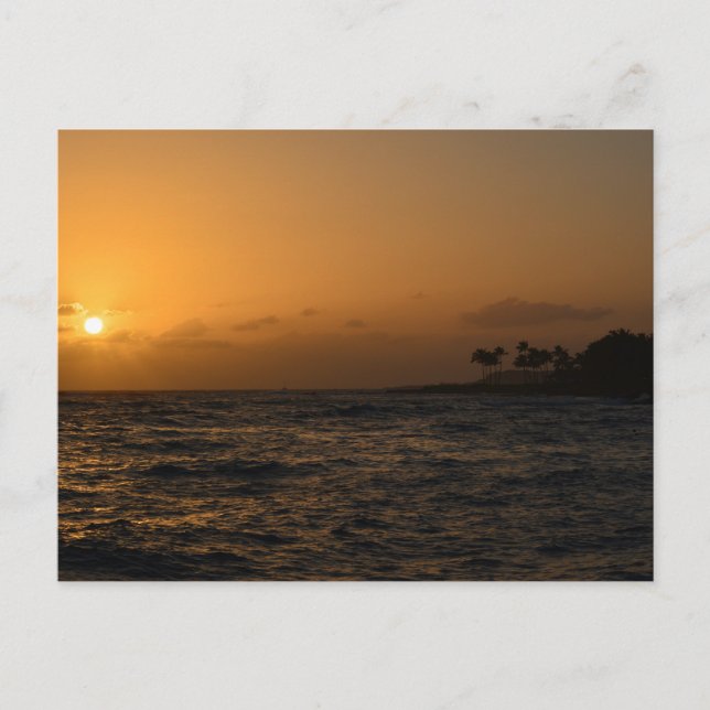 Kauai Sunset Postcard (Front)