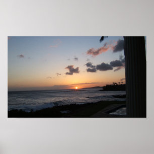 Kauai Sunset Poster