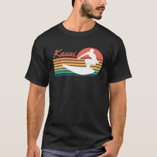 Kauai surf beach rooster chicken vacation T-Shirt