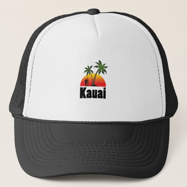 kauai surfer trucker hat (Front)