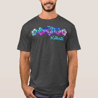 Kauai Vintage  Hibiscus Flower  T-Shirt