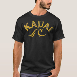 Kauai Wave Front Back Surf chicken rooster ocean b T-Shirt