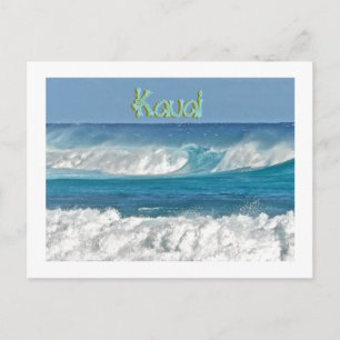 KAUAI WAVES POSTCARD