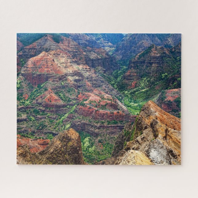Kauai's Waimea Canyon Jigsaw Puzzle (Horizontal)