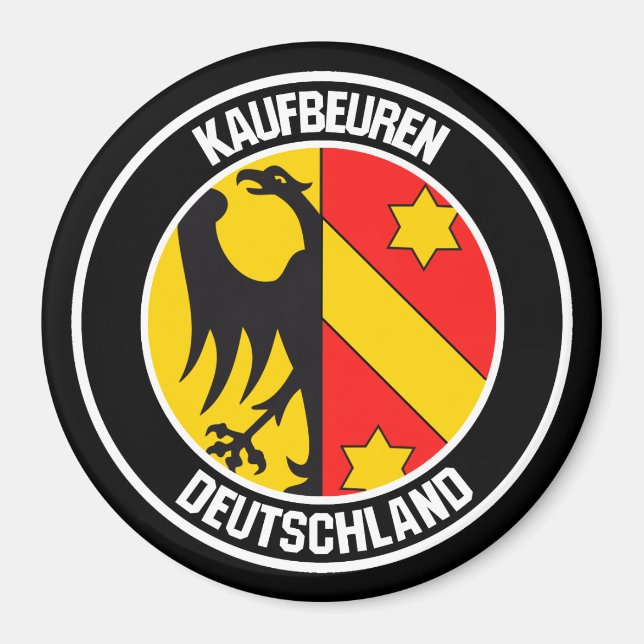Kaufbeuren Round Emblem Magnet (Front)