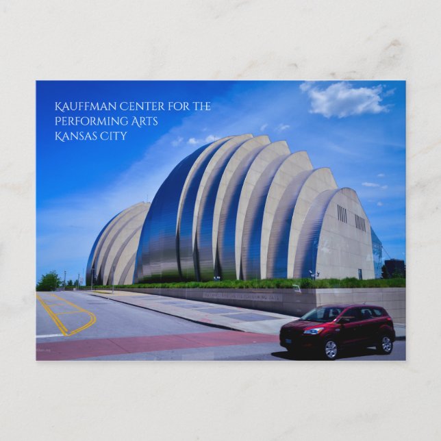 Kauffman Centre, Kansas City Postcard (Front)