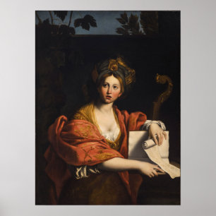 Kauffman - Cumaean Sibyl After Domenichino 1763 Poster