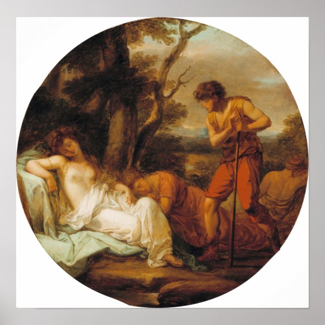 Kauffman - Cymon and Iphigenia Poster (Front)