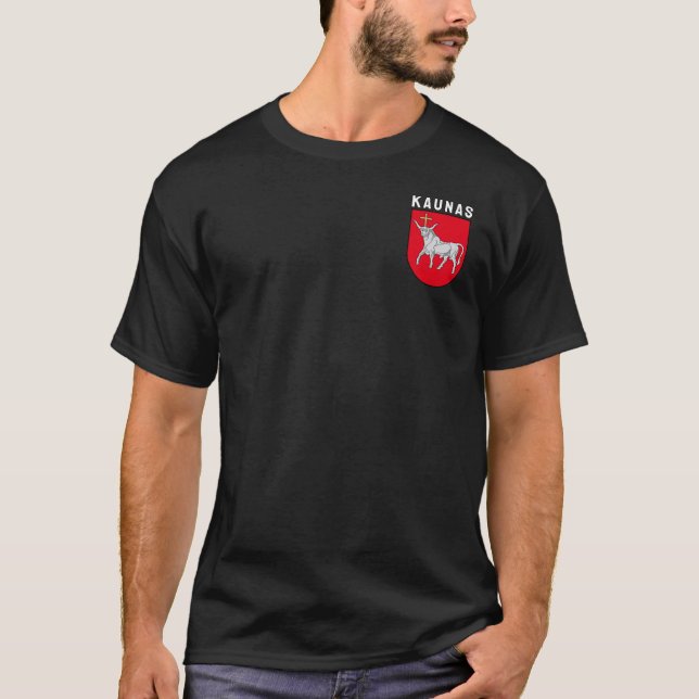 Kaunas coat of arms, Lithuania T-Shirt (Front)