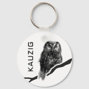 Kauz Eule Uhu käuzchen owl bird kauzig Key Ring