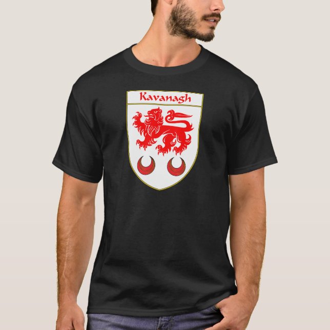 Kavanagh Coat of Arms/Family Crest T-Shirt (Front)