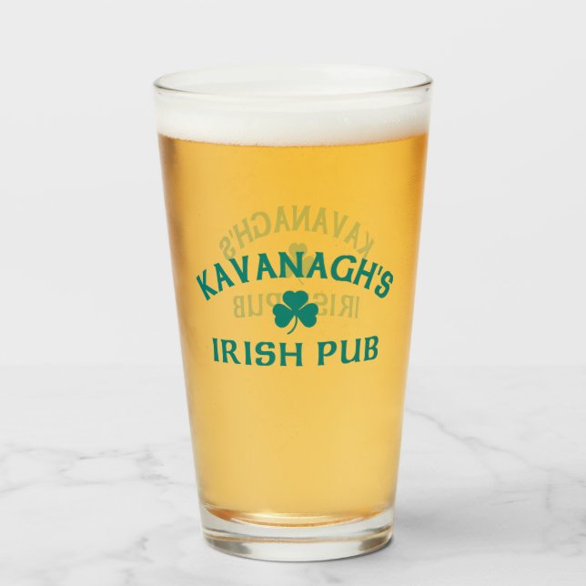 Kavanagh's Irish Pub Glass (Front Filled)