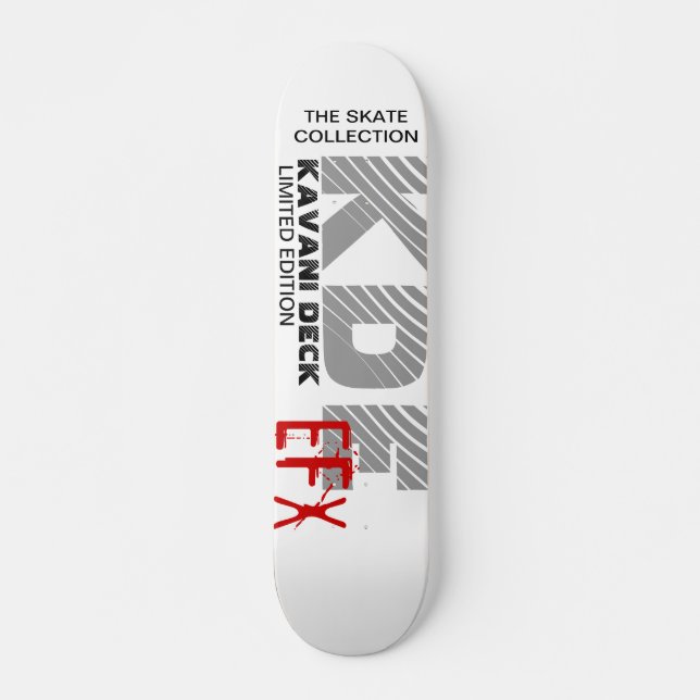 Kavani Deck EFX Board Skateboard (Front)