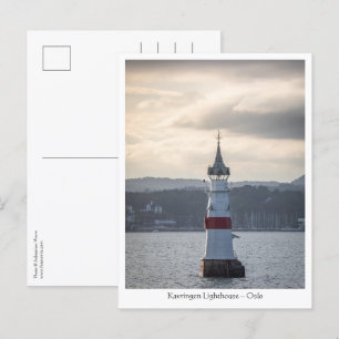 Kavringen Lighthouse Oslo Postcard