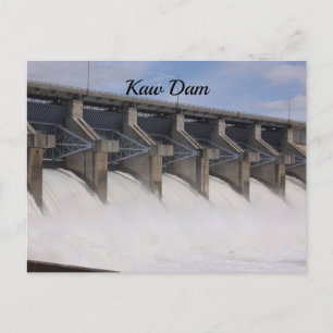 Kaw Dam Postcard
