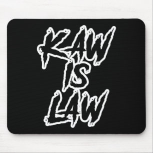 Kaw Is Law Battlehawks St. Louis Football Tailgate Mouse Mat