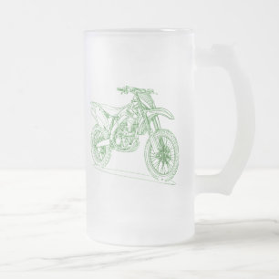 Kaw KX450F 2010 Frosted Glass Beer Mug