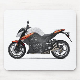 Kaw Z1000 gen3 2009+ cracked Mouse Mat