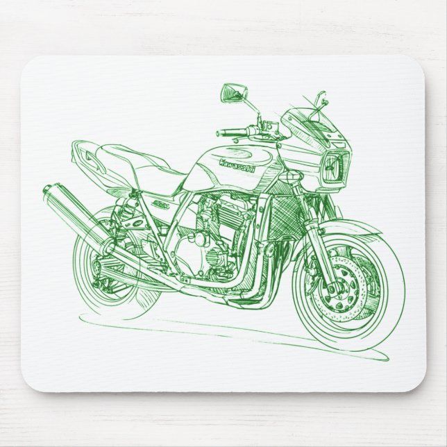 Kaw ZRX 1200 Mouse Mat (Front)