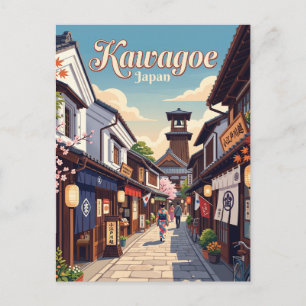 Kawagoe Alley Japan Postcard