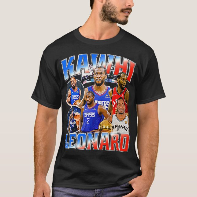 Kawahi Leonard Bootleg 90s Vintage College T-shirt (Front)