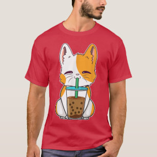 Kawai Anime Boba Tea Design for anime and manga fa T-Shirt