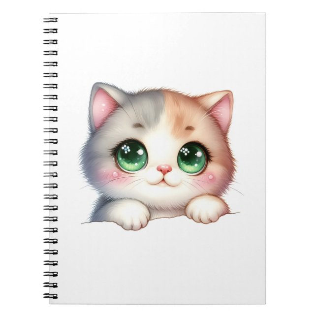 kawai cat notebook (Front)