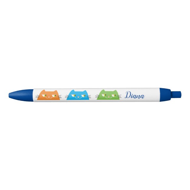 Kawai Colourful Black Ink Pen (Front)
