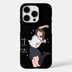 Kawai Jumping Girl Customisable iPhone 16 Pro Case