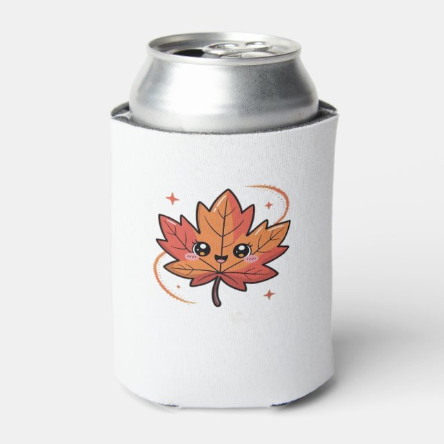 kawai leaf, Classic T-Shirt Can Cooler (Can Front)