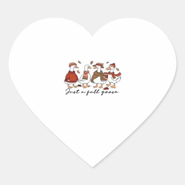 kawai leaf, Classic T-Shirt Heart Sticker (Front)