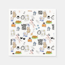 Kawai Pet Lover Cute Seamless Pattern