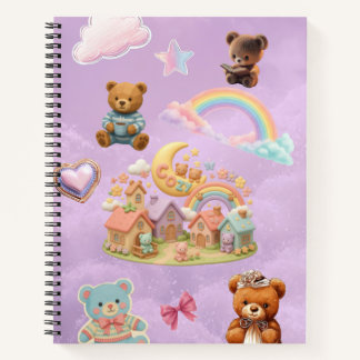 Kawaii Aesthetic Spiral Notebook