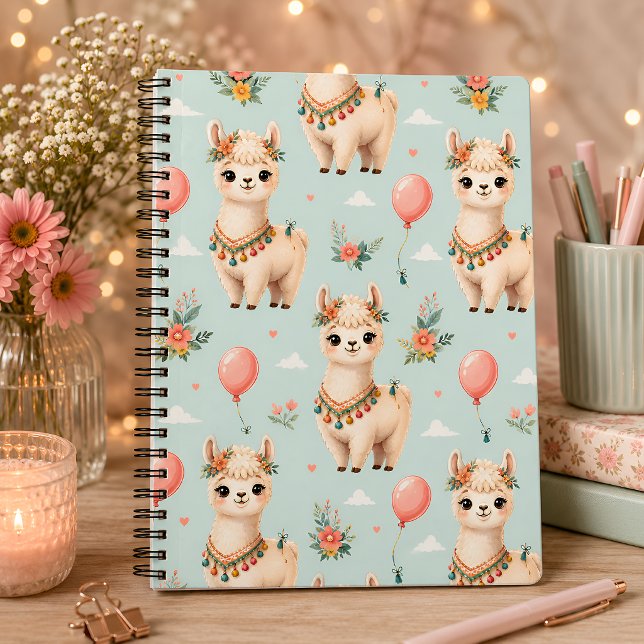 Kawaii Alpaca Floral Journal (Creator Uploaded)