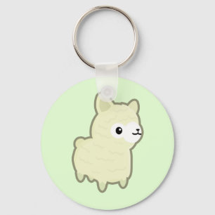 Kawaii alpaca key ring