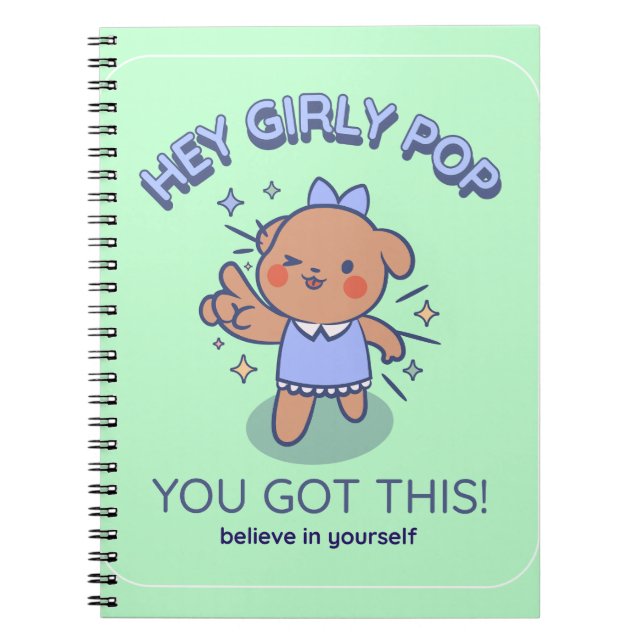 Kawaii Animal Friend Notebook (Front)