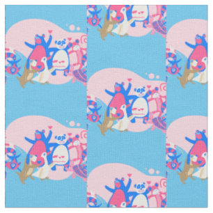kawaii animal party selfie funny fabric