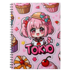 Kawaii Anime Art Japanese Pop Culture Notebook
