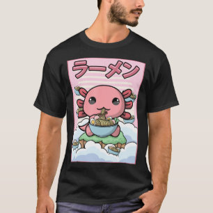 Kawaii Anime Axolotl Ramen Noodle Women Men Boys G T-Shirt