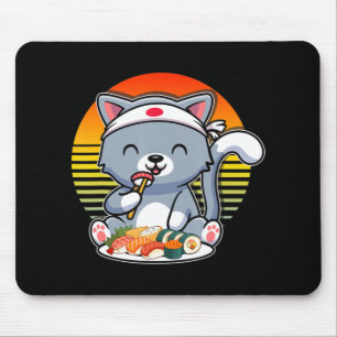 Kawaii Anime Cat Otaku Japanese Sushi Gift Girls K Mouse Mat