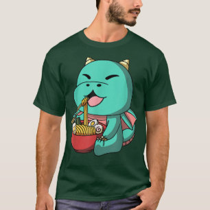 Kawaii Anime Dragon Asian Noodles Japanese Ramen  T-Shirt