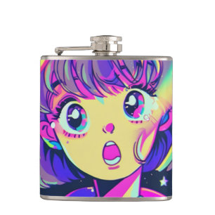 Kawaii Anime Girl Flask