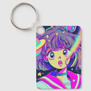 Kawaii Anime Girl Keychain