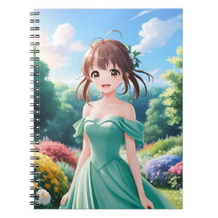 Kawaii Anime Girl Notebook